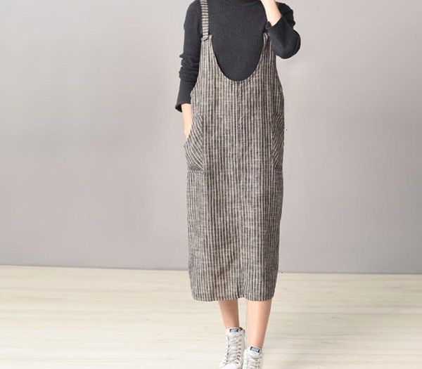 

plus size women clothing summer dress women 2019 sleeveless pockets asymmetrical dress baggy casual backless overalls vestido plus size, Black;gray