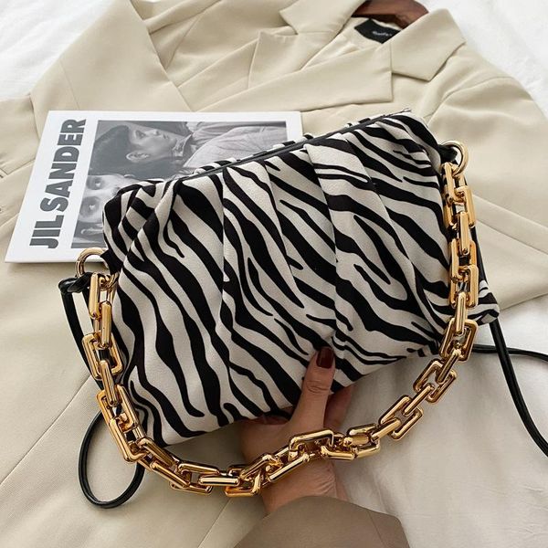 

zebra print crossbody bags for women 2020 winter velour brand chain shoulder bag handbags trend ladies luxury clutch hand bag