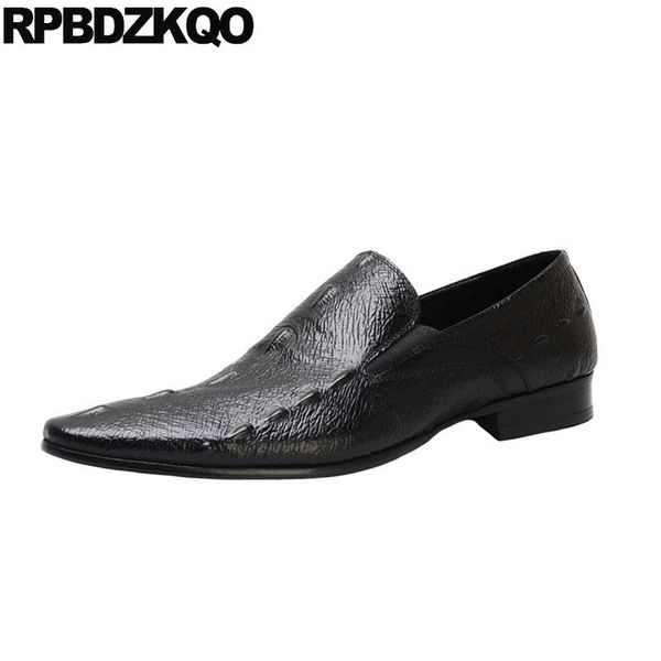 

dress genuine leather custom real brand men black runway prom snakeskin burgundy handmade shoes italian pointed toe snake italy