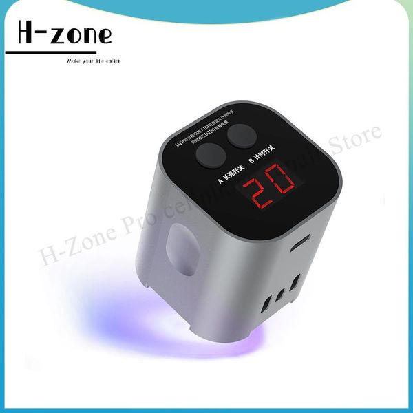 

qianli intelligent uv curing lamp led 3s fast adhesive green oil purple light phone motherboard repair lamp iuv