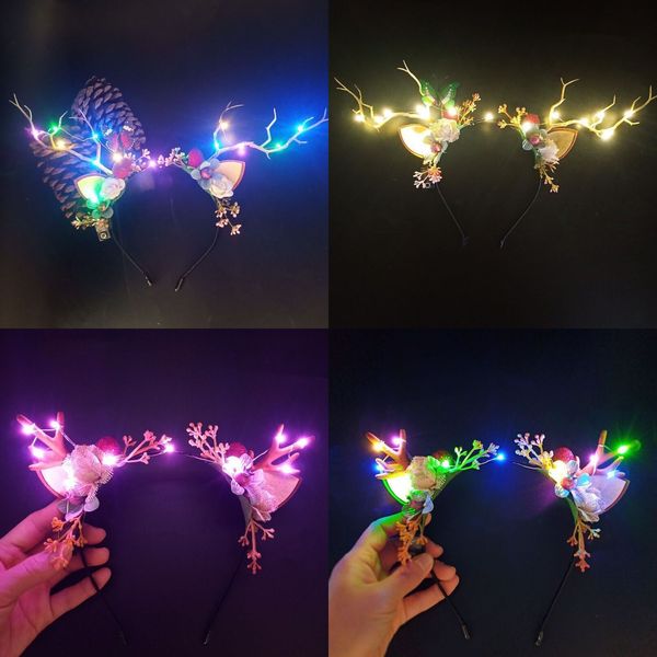 

new luhan same branch headdress antler hairband cat ear hairpin headclip
