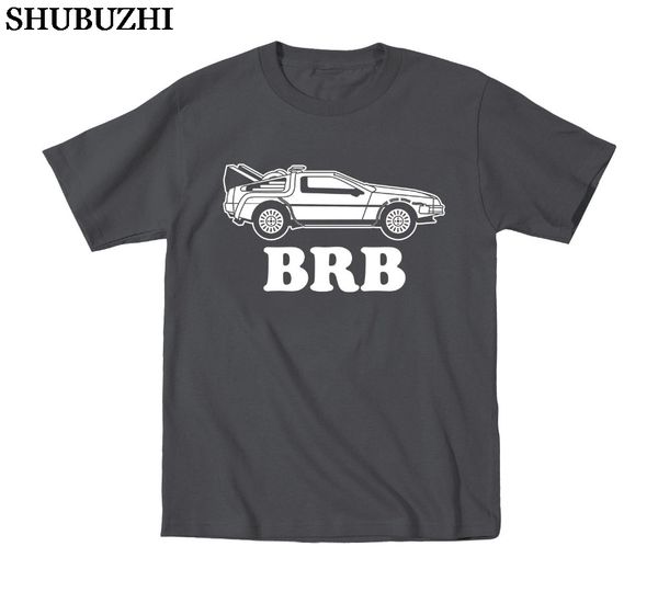 

мода короткими рукавами camisetas brb delorean ретро автомобилей 80-party movie doc fun rock swag мужские tee толстовка с капюшоном толстовк