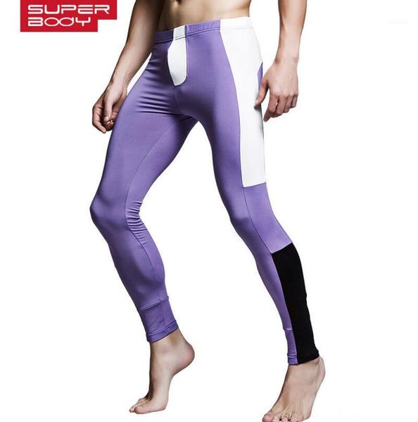 

soft and comfortable thermal underwear men's long johns autumn winter underwear warm men leggings black,gray,purple1, Black;brown