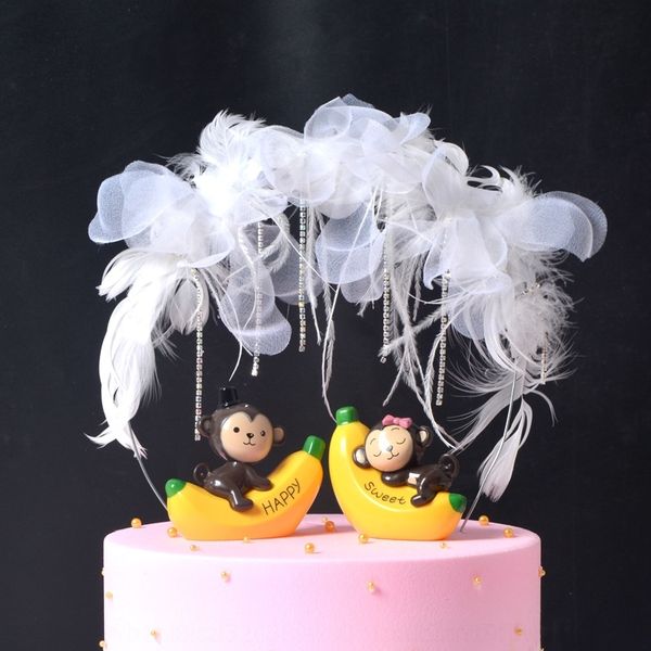 

w838m valentine's arch baking party pendantstone pendant stone pendantdecoration plug-in diamond pendant feather day plug-in cake weddi