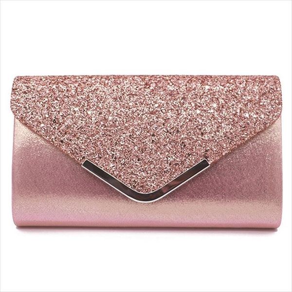 

designer-evening bags women glittered envelope clutch purse evening bag lustrous party handbag shiny shoulder bag