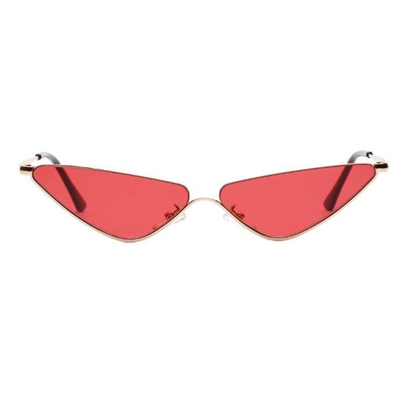 

sunglasses 2021 retro triangle cat eye european and american trend ladies small box sun glasses for women, White;black