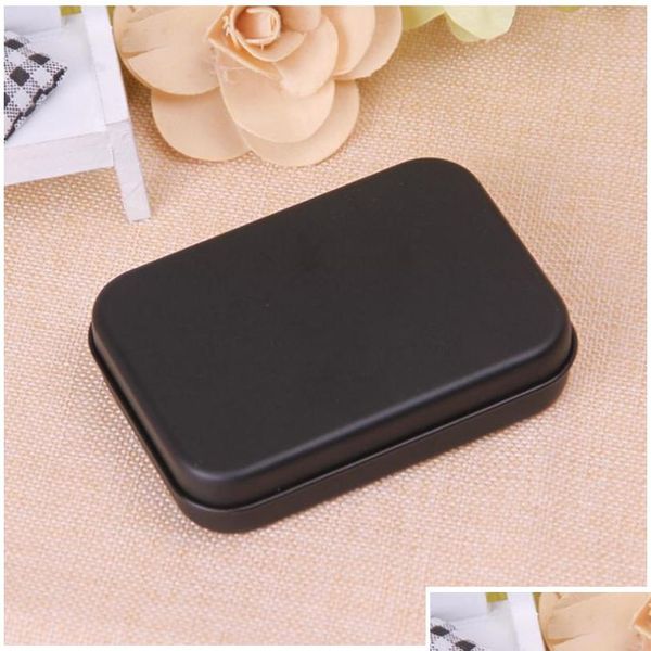 

empty black metal storage box mini tin gift box small case organizer for money coin candy keys p sqcxvd home_hot