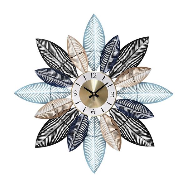 

living room silent wall clock decor art metal luxury modern wall clock golden nordic creative reloj de pared watch sx50sx