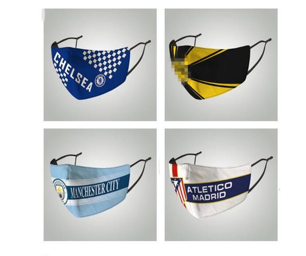 

dust football fans outdoor club face masks cycling proof fashion breathable washable resuable face mask by dhl