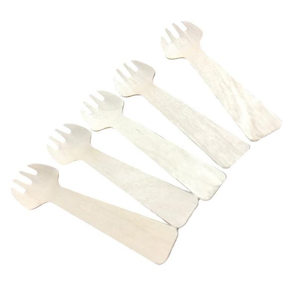 

convenient utensils 105cm forks tableware banquet dinner 200pcs durable disposable premium for wooden cutlery barbecue bbymju bdetoys