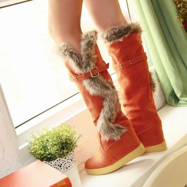 

women boots pu leather buckle retro casual womans booties gladiator low heel ladies fashion botas mujer invierno tw525, Black