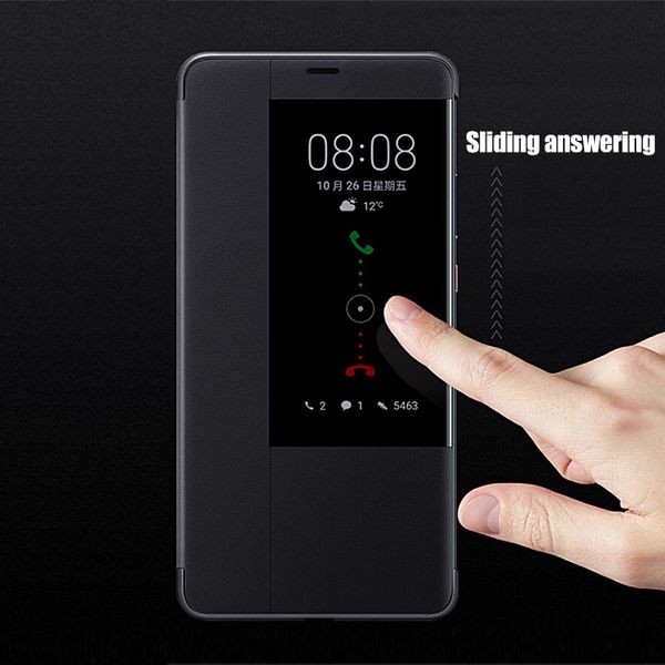 

original smart view case for huawei mate 20 pro auto sleep wake up flip cover slim phone case for huawei mate20 fundas capa