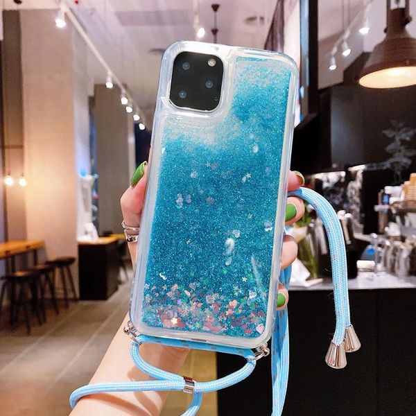 

for huawei p smart 2021 case lanyard strap cord chain liquid cover for huawei y7a psmart p smart 2021 p sm qyltfh