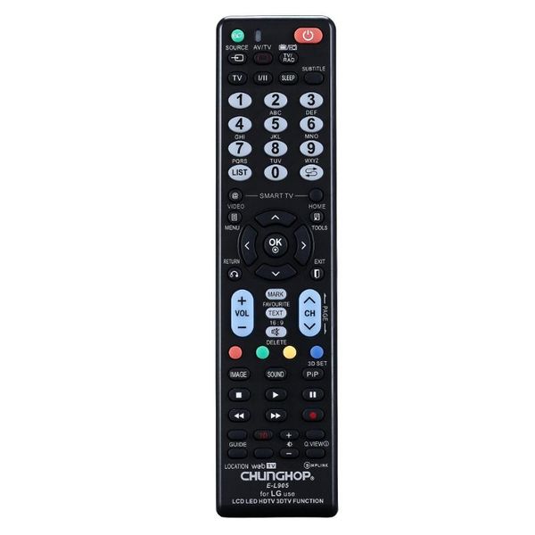 

e-l905 battery operated home portable tv remote control lcd led hdtv 3dtv abs replacement parts spare english edition