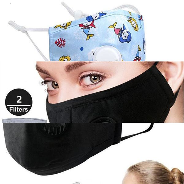

anti-dust respirator protection and &reusable smoke mask adjustable cotton masks with 2 filters qazo 7xrab
