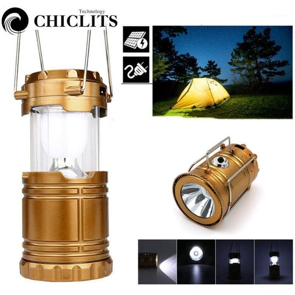

portable lanterns chiclits solar camping light usb charging rechargeable outdoor tent lantern 8 hours1