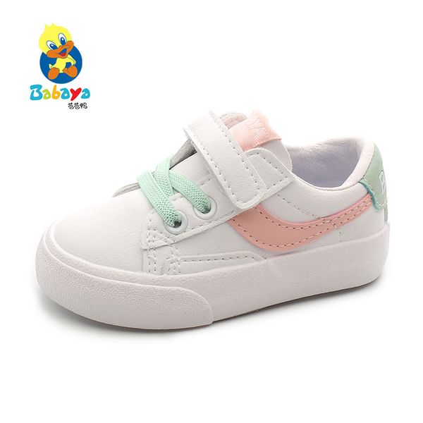 

old babaya girls sneakers 1-3 years baby boy kids sports artificial leather 2020 spring new toddler shoes, Black