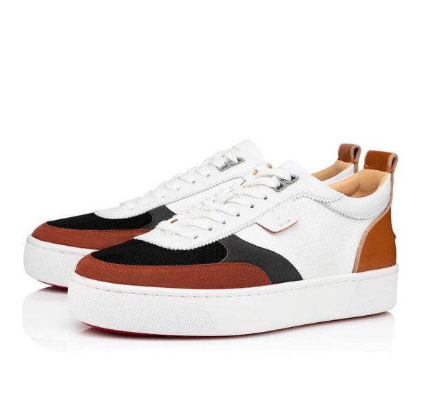 

originals -- happyrui sneakers flats outdoor trainer luxury designer men red bottom sneakers perfect casual walking shoes, Black