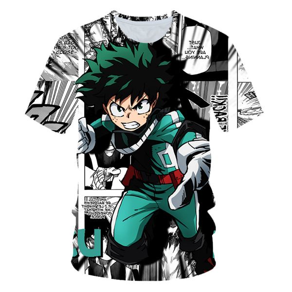 

my hero academia men anime bakugo katsuki homme boy clothing 3d print shirts aesthetic harajuku plus size men clothing