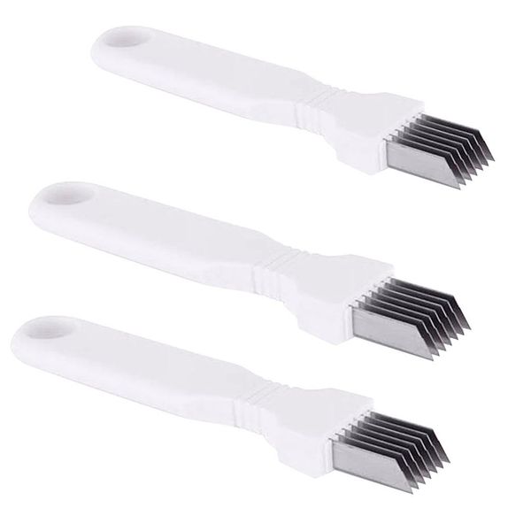 

3pcs metal shallot shredder cutter spring machine vegetable tool kitchen accessories multifunction kitchen gadget 2020 r15 wmtshu bdesybag