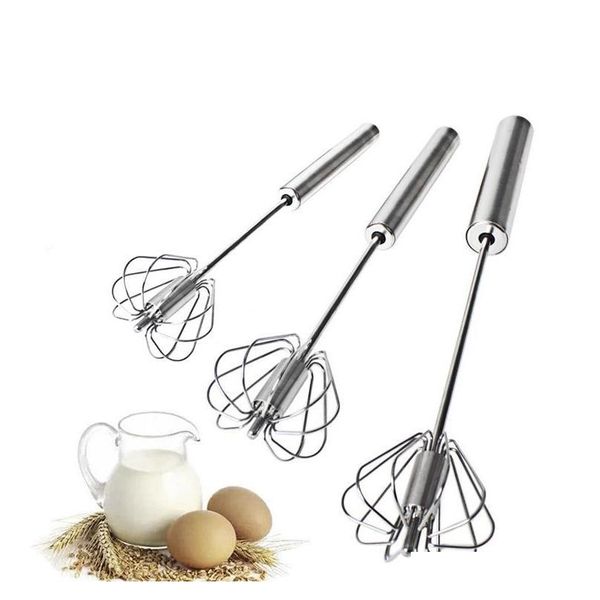 

semi-automatic egg whisk stainless steel hand push blender egg beater milk frother mixer stirrer kitchen stiring tool jk1911 cf8ny