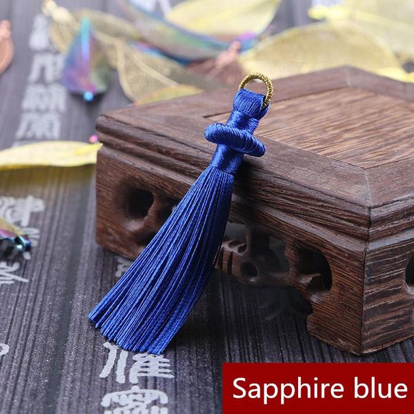 

2pcs 8cm hanging ring tassel jewelry curtain garments decorative accessories diy key cell phone bag fringe trim tassels pendant h wmtfki