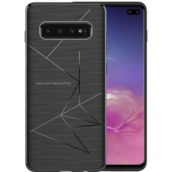 

nillkin rhombus texture tpu protective back cover case for galaxy s10 plus