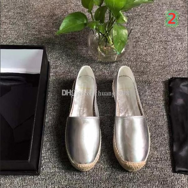 

2020 luxury designer espadrilles lady xia chunping prodigal girl leather casual shoes fisherman's shoes flat shoes size 35-42 with box, Black