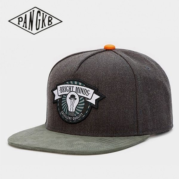 

pangkb brand bright minds cap fashion gray hip hop street dance snapback hat for men women outdoor casual sun baseball cap 201019, Blue;gray