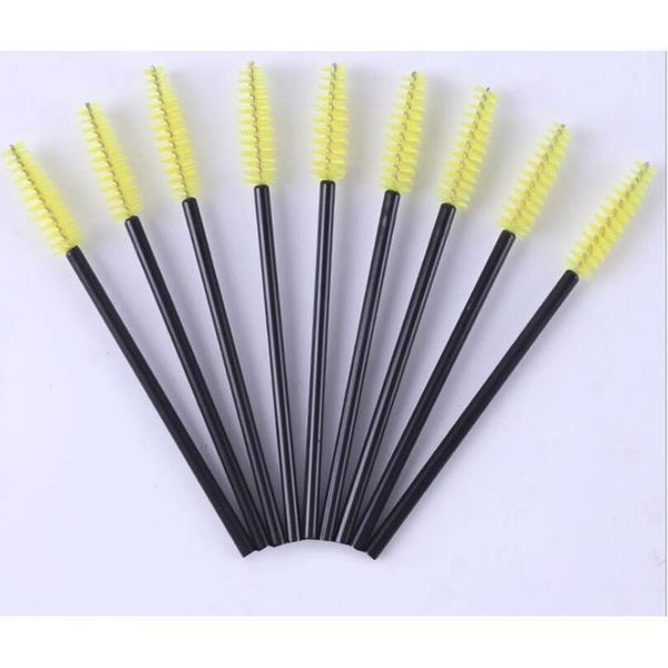 

100pcs factory direct disposable hollow rod mascara brush eyelash curler eyelash comb makeup brush 100pcs qyltdn