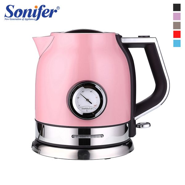 

1.8l 304 stainless steel electric kettle with water temperature control meter household quick heating electric tea pot sonifer