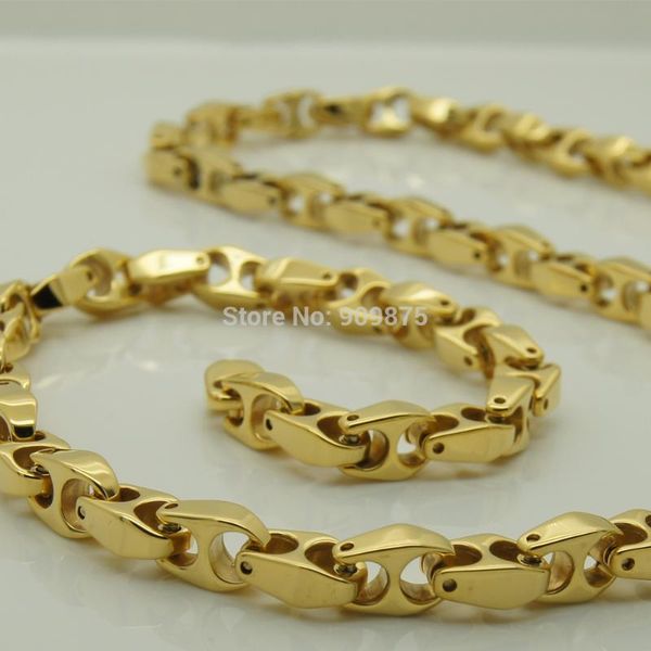 

vary length 14''-40'' 6mm width unique gold plating classic design bike chain women hi-tech tungsten necklaces & pendant, Silver