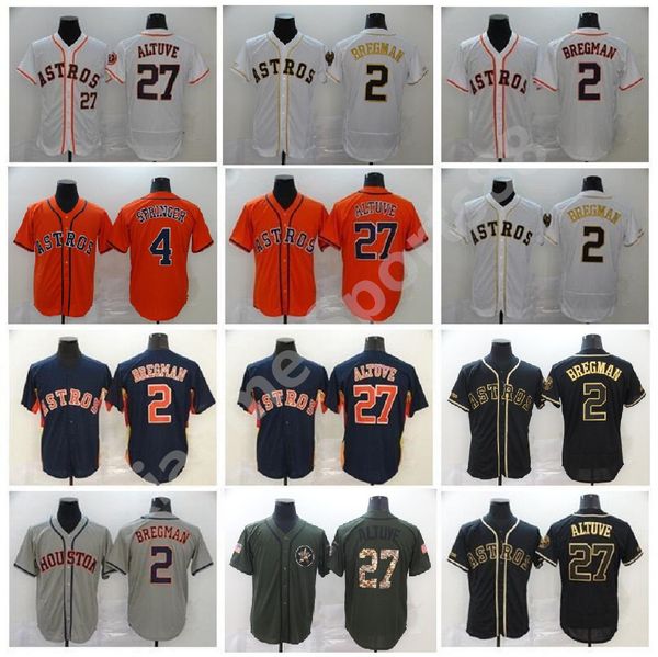 

new astros 2020 men women kids youth baseball 27 jose altuve jersey 4 george springer 2 alex bregman jerseys, Blue;black
