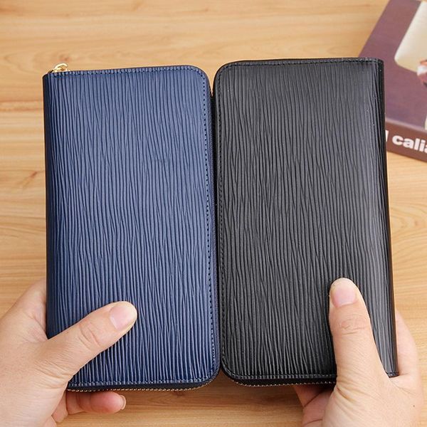 

wallets ranhuang arrive 2021 women and men's multifunction long purses leather card holder a1826, Red;black