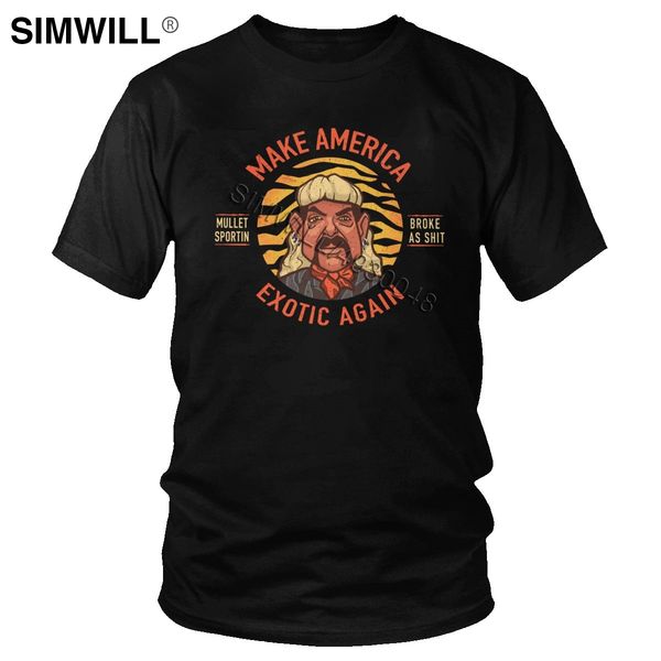 

vintage joe exotic shirts short sleeves funny tiger king make america great again tee plus size hooded sweatshirt hoodie men t shirt