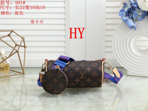 

2020 new style 2 piece set women handbag tote clutch handbag shoulder bags messenger bag #13;lv louis vuitton with cards 991