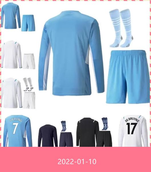 

21 22 city soccer jerseys 2021 2022 man grealish sterling football shirt manchesteres foden de bruyne gesus bernardo mahrez ferran kits full, Black;yellow