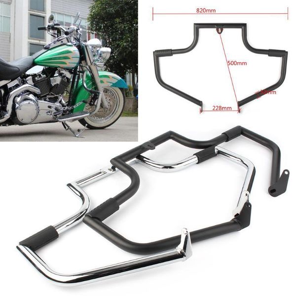 

motorcycle crash bar engine guard protector for flstc softail heritage classic models 2000-2015 2016 2017 except springer1
