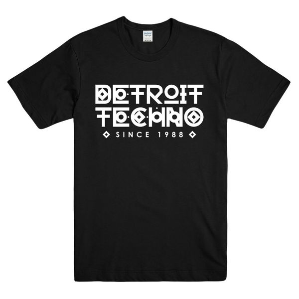 

detroit techno since 1988 slogan printed music graphic house club new fashion tees movie sport sweatshirt hoodie t shirt