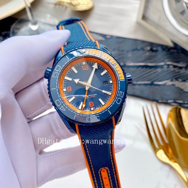 

2020 sea boss ceramic bezel watches aqua master terra men planet gmt wristwatches ocean james bond 007 mens watch d4052