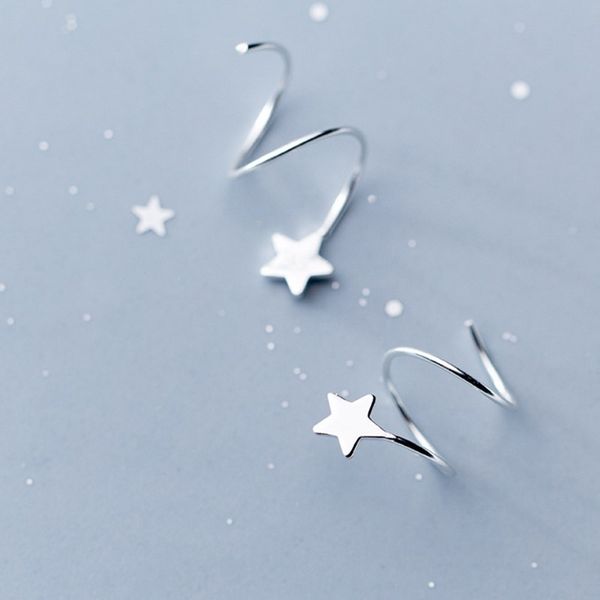 

gold jewelry star design earrings 925 sterling silver star stud earrings wholesale 925 silver new york, Golden;silver