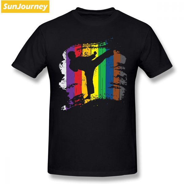 

cool karate silhouette men t shirt dropshipping summer plus size crewneck short sleeve custom brand sport hooded sweatshirt hoodie
