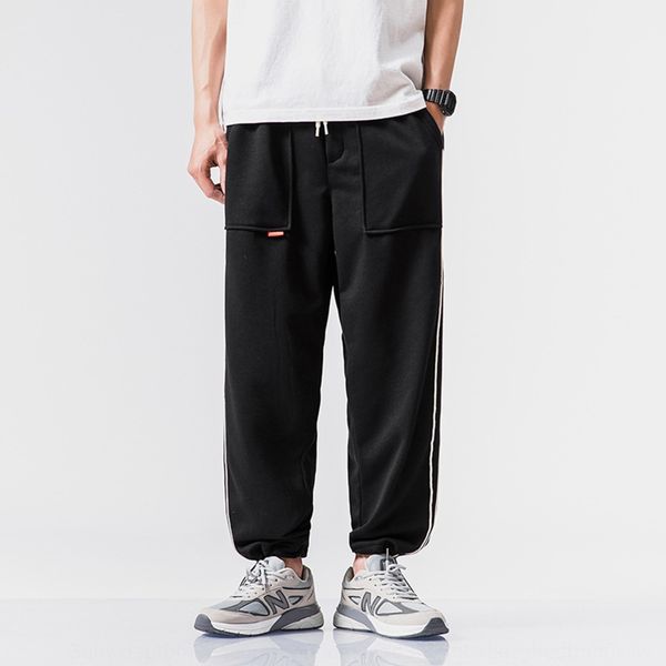 

2020 new spring and summer casual youth big small foot men's casual pantssports pants sports pantsfashion brand wei pants dp5vw, Blue