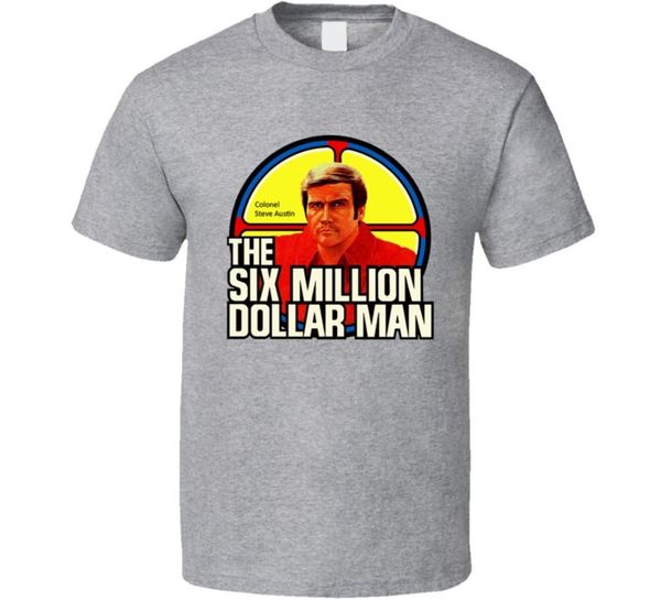 

six million dollar man retro steve austin bionic man tv fan youth round collar customized sport hooded sweatshirt hoodie t shirt