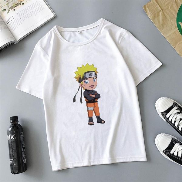 

showtly fashion funny naruto boruto t shirt men women short sleeve uchiha itachi sasuke japan anime tees tshirt, White