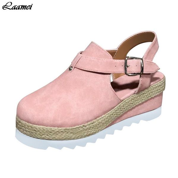 

high heel shoes sandals vintage flat platform ladies shoes women fashion comfortable sandals female chaussures, Black