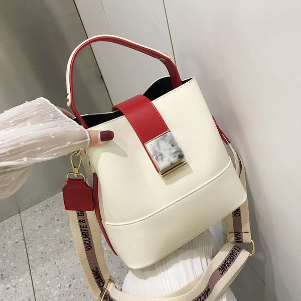 

2020 new fashion large-capacity color bucket bag female personality tote bag trendy korean version all-match shoulder