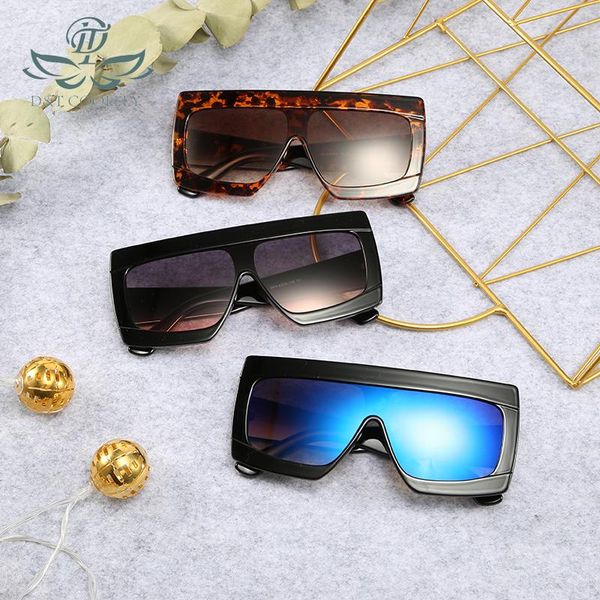 

sunglasses 2021 women men goggle classic big frame eyewear one piece fashionable for female uv400, White;black