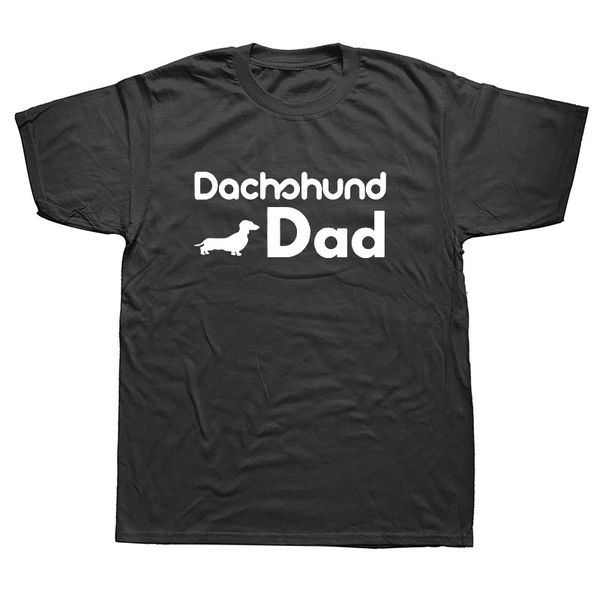 

sport summer fashion dad grandpa birthday father funny dachshund dad the dog father t shirts men cool short sleeve cotton
