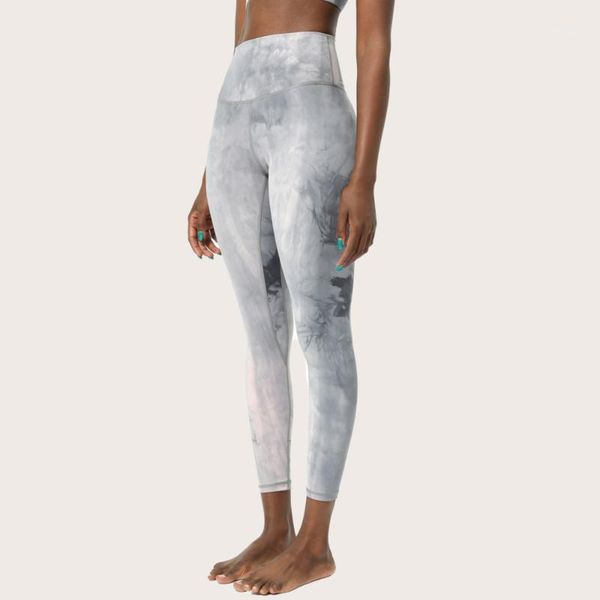 

yoga outfits pants women tie dye buttery soft sport fitness leggings exercise naked feel 4 ways stretchy workout running gym tights1, White;red